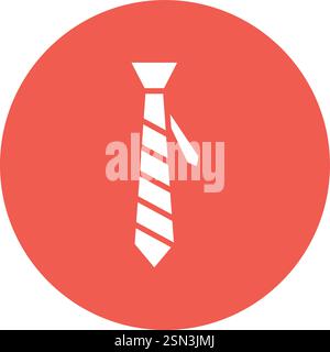 Tie Vector Icon Design Illustration Stock Vector