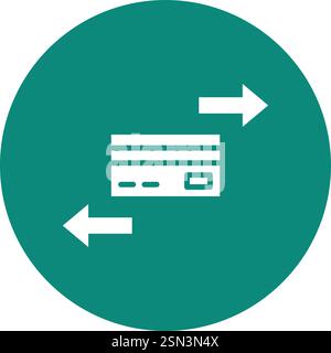 Transaction Vector Icon Design Illustration Stock Vector