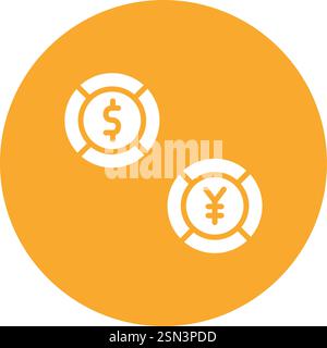 Currency Vector Icon Design Illustration Stock Vector