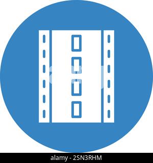 Runway Vector Icon Design Illustration Stock Vector