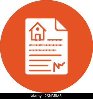 House document Vector Icon Design Illustration Stock Vector