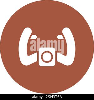 Plane handle Vector Icon Design Illustration Stock Vector
