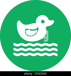 Plastic duck Vector Icon Design Illustration Stock Vector