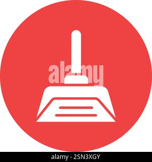 Dustpan Vector Icon Design Illustration Stock Vector