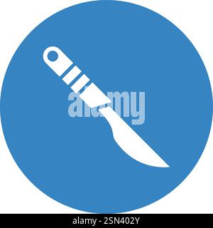 Scalpel Vector Icon Design Illustration Stock Vector