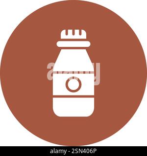 Vial bottle Vector Icon Design Illustration Stock Vector