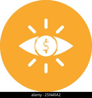 Vision Vector Icon Design Illustration Stock Vector