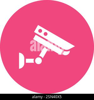 Cctv Vector Icon Design Illustration Stock Vector