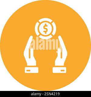 Charity Vector Icon Design Illustration Stock Vector