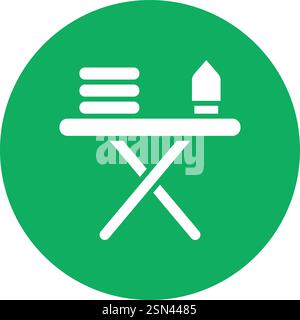 Ironing board Vector Icon Design Illustration Stock Vector