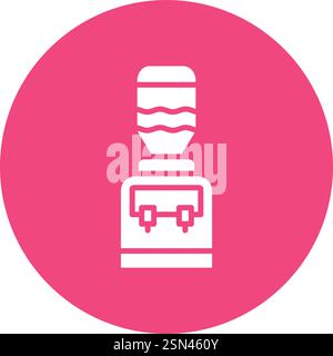 Water Dispenser Vector Icon Design Illustration Stock Vector