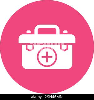 First aid box Vector Icon Design Illustration Stock Vector