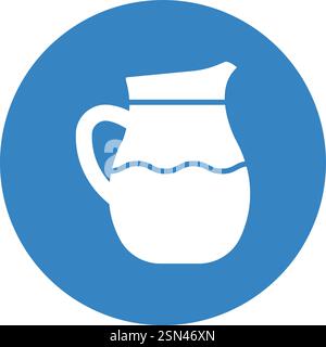 Water jug Vector Icon Design Illustration Stock Vector