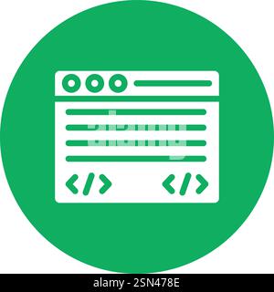 Command line Vector Icon Design Illustration Stock Vector