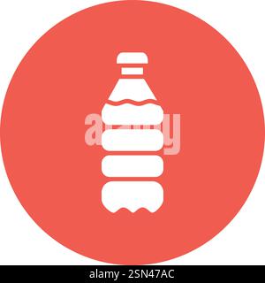 Plastic bottle Vector Icon Design Illustration Stock Vector