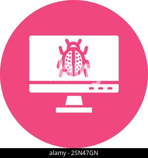 Debug Vector Icon Design Illustration Stock Vector