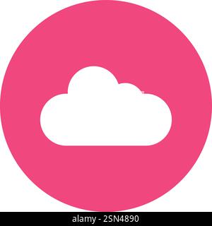 Cloud Vector Icon Design Illustration Stock Vector
