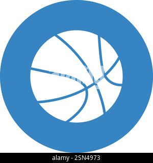 Basket ball Vector Icon Design Illustration Stock Vector