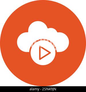 Video player Vector Icon Design Illustration Stock Vector