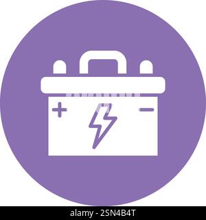 Battery Vector Icon Design Illustration Stock Vector