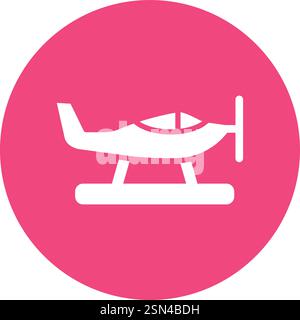 Plane Vector Icon Design Illustration Stock Vector