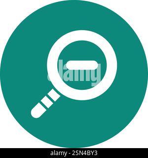 Zoom out Vector Icon Design Illustration Stock Vector