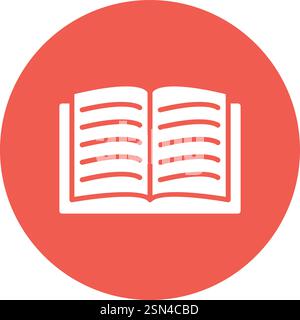 Book Vector Icon Design Illustration Stock Vector