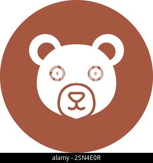 Bear Vector Icon Design Illustration Stock Vector