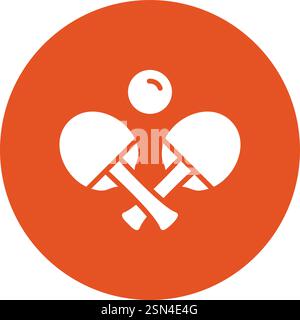 Table tennis Vector Icon Design Illustration Stock Vector