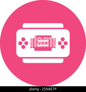 Console Vector Icon Design Illustration Stock Vector