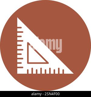 Set square Vector Icon Design Illustration Stock Vector