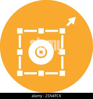 Resize option Vector Icon Design Illustration Stock Vector