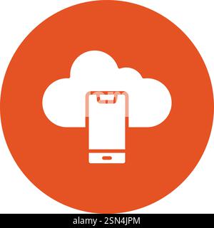 Mobile Vector Icon Design Illustration Stock Vector