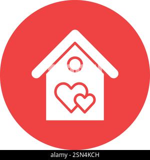 Dream house Vector Icon Design Illustration Stock Vector