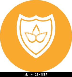 Shield Vector Icon Design Illustration Stock Vector