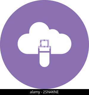 Usb Vector Icon Design Illustration Stock Vector