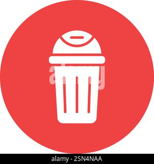 Bin Vector Icon Design Illustration Stock Vector