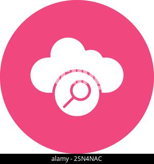Search Vector Icon Design Illustration Stock Vector