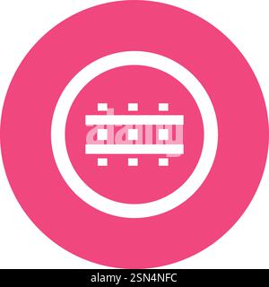 Crossing Vector Icon Design Illustration Stock Vector