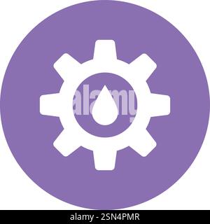 Drop Vector Icon Design Illustration Stock Vector