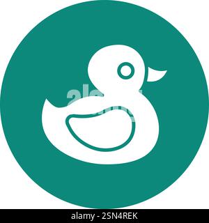 Rubber duck Vector Icon Design Illustration Stock Vector