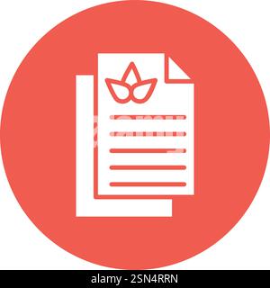Paper Vector Icon Design Illustration Stock Vector