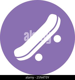 Skateboard Vector Icon Design Illustration Stock Vector