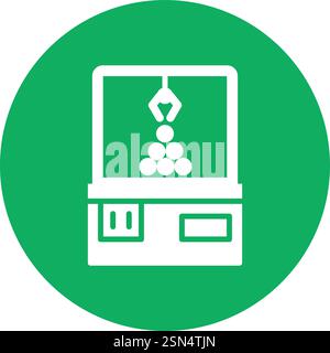 Crane machine Vector Icon Design Illustration Stock Vector