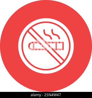 No smoking Vector Icon Design Illustration Stock Vector