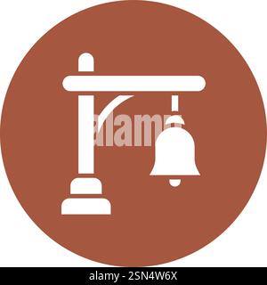 Bell Vector Icon Design Illustration Stock Vector