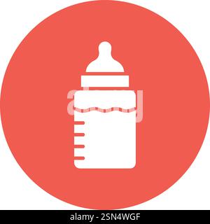 Feeding bottle Vector Icon Design Illustration Stock Vector