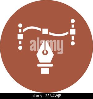 Pen tool Vector Icon Design Illustration Stock Vector