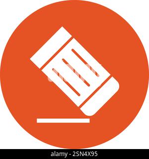 Eraser tool Vector Icon Design Illustration Stock Vector