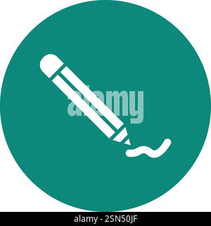 Pencil tool Vector Icon Design Illustration Stock Vector